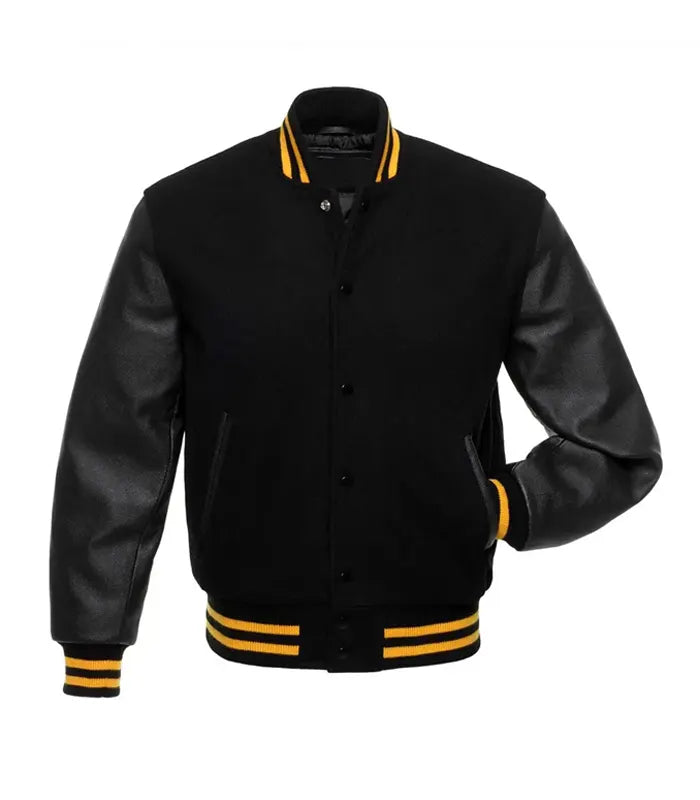 Black/Gold Varsity Jacket