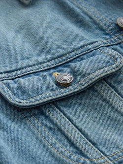 Blue Denim Jacket For Men & Women View 4