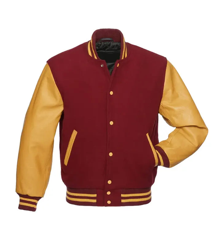 Cardinal and Gold Varsity Jacket