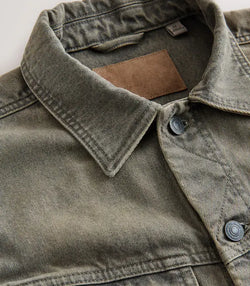 Grey Denim Jacket View 3