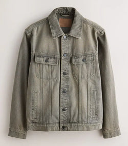 Grey Denim Jacket View 1