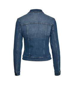 Navy Blue Denim Jacket View 2