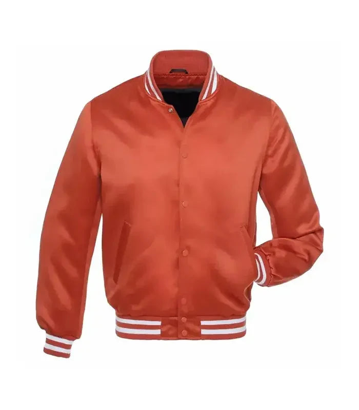 Orange Satin Jacket