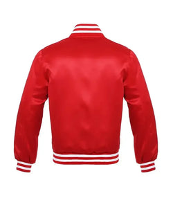 Red Satin Jacket View 2