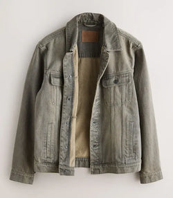 Grey Denim Jacket View 2
