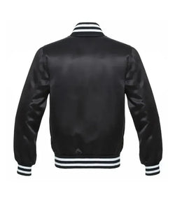 Black Satin Jacket View 2