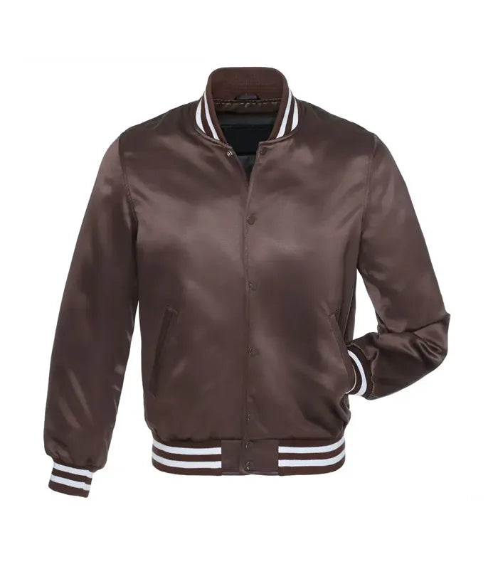 Brown Satin Jacket