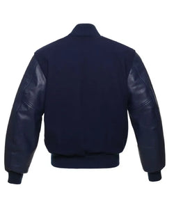 Navy Varsity Jacket View 2