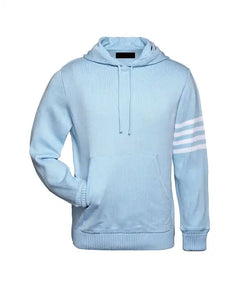 Llight Blue/White Hoodie Sweater View 1