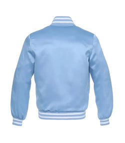 Light Blue Satin Jacket View 2