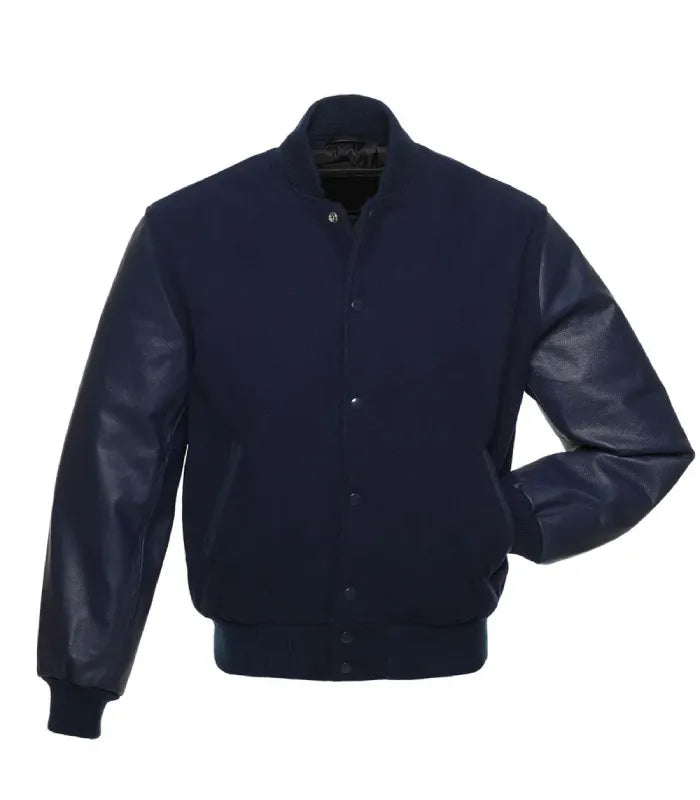 Navy Varsity Jacket