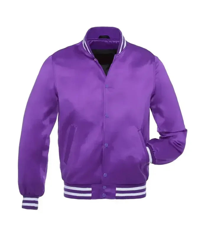 Purple Satin Jacket