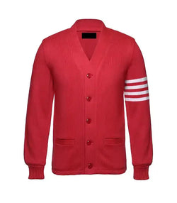 Red Varsity Sweater View 1
