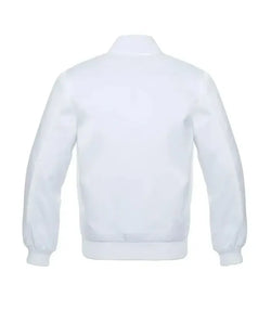 White Satin Jacket View 2